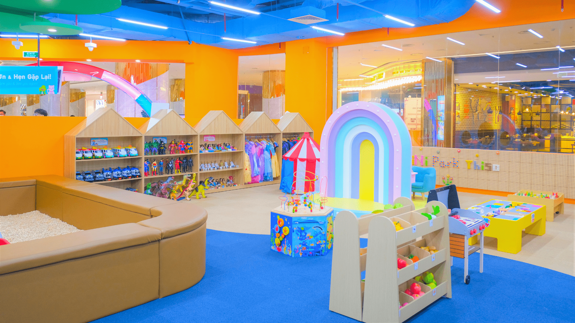 Khu vui chơi trẻ em Tini World với nhiều trò chơi đa dạng tại Parc Mall Quận 8