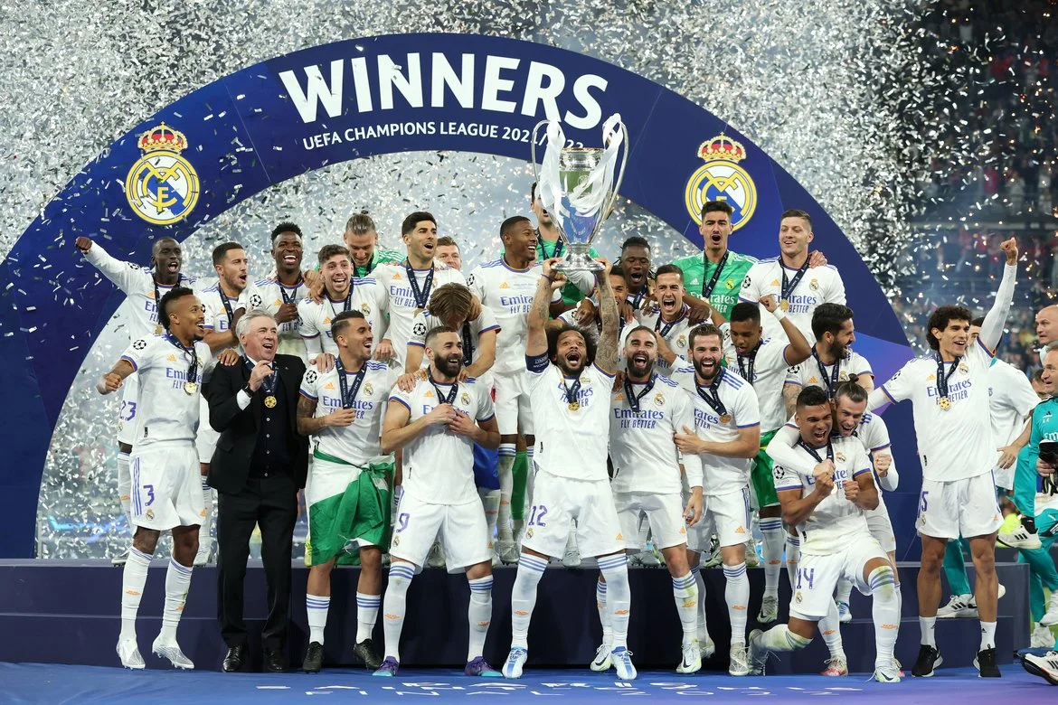 Real Madrid sở hữu kỷ lục 15 chức vô địch UEFA Champions League