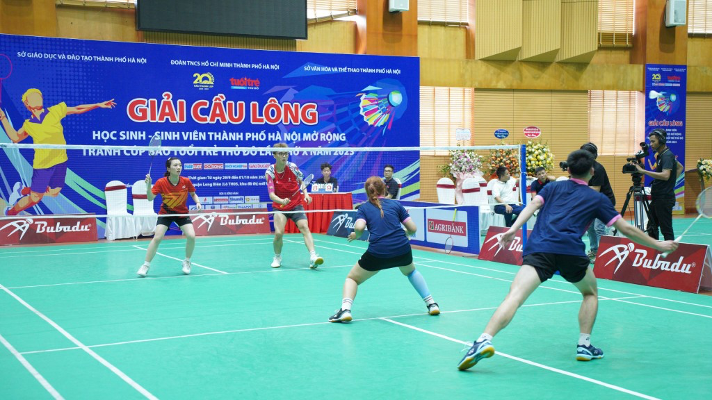 Cung thể thao Quần Ngựa, nơi tổ chức nhiều giải đấu cầu lông uy tín tại Hà Nội