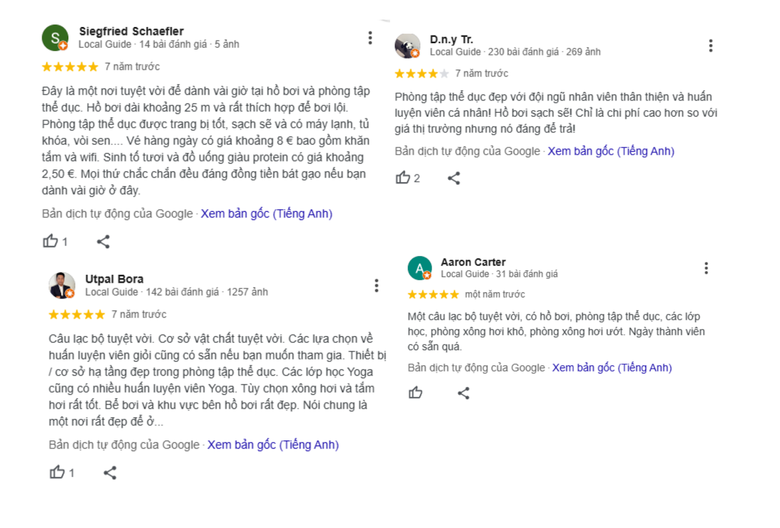 Khách nước ngoài đánh giá cao chất lượng và dịch vụ