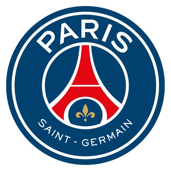 Logo Paris Saint-Germain với tháp Eiffel