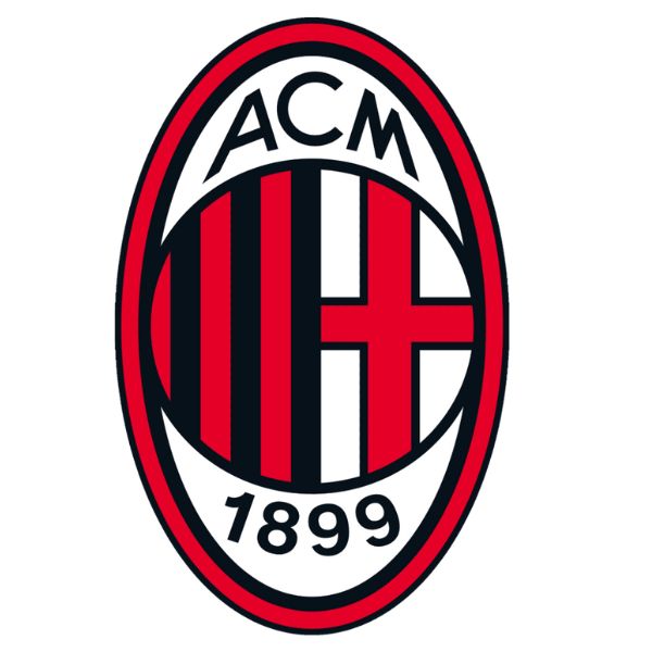 Logo AC Milan với sắc đỏ đen truyền thống