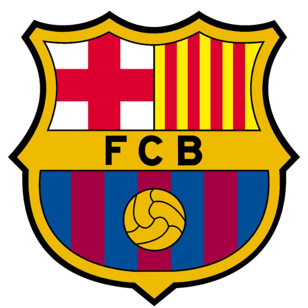 Biểu tượng Barcelona với cờ Catalan