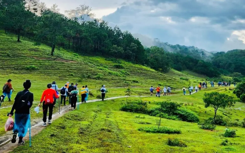 Cổng bìa rừng Tà Năng, điểm xuất phát hành trình trekking
