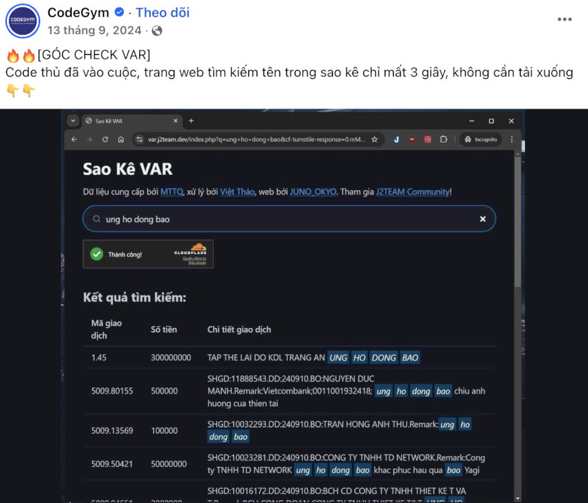 Check VAR đã trở thành một phần từ điển Gen Z