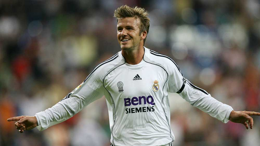 David Beckham - Ngôi sao tiền vệ với khả năng sút phạt đẳng cấp của Real Madrid