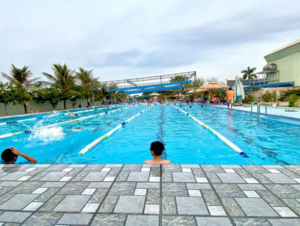 Vị trí Hồ bơi Thới An quận 12 trong khu phức hợp giải trí Thới An Riverside