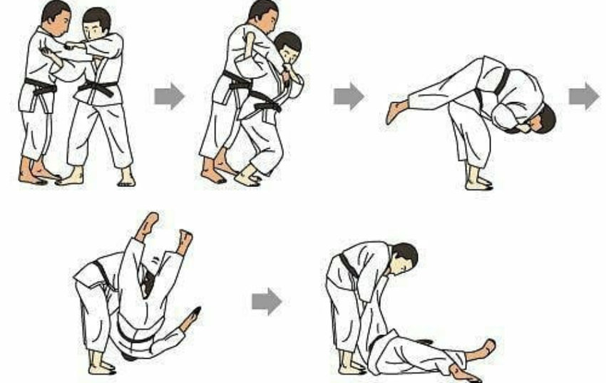 Thực hiện Ippon Seoi Nage, một đòn ném vai cơ bản và hiệu quả trong võ Judo