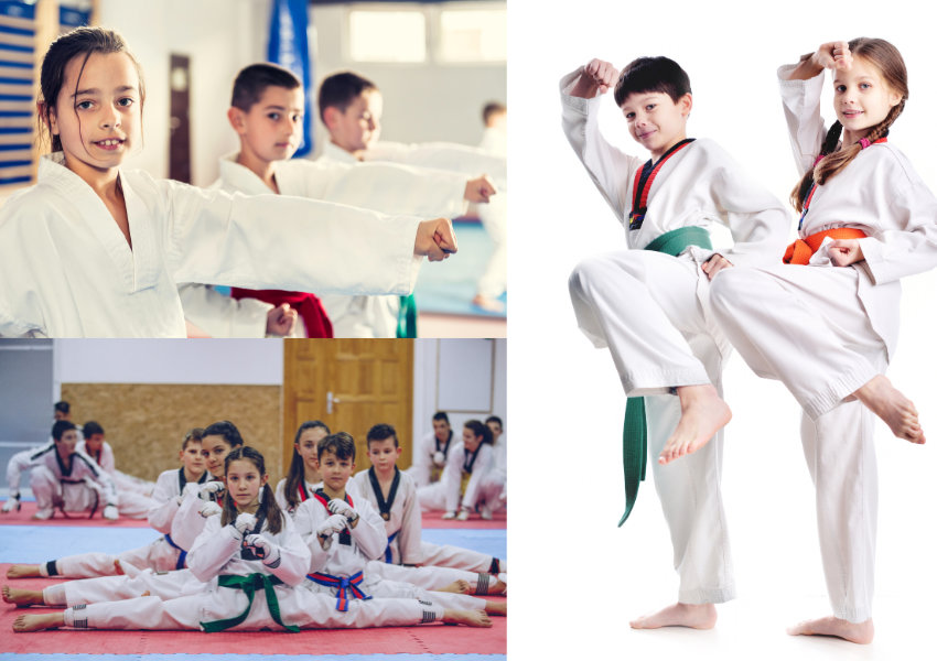 Võ sinh lặp đi lặp lại các bài tập kỹ thuật để xây dựng phản xạ và sự thuần thục trong cách học võ.