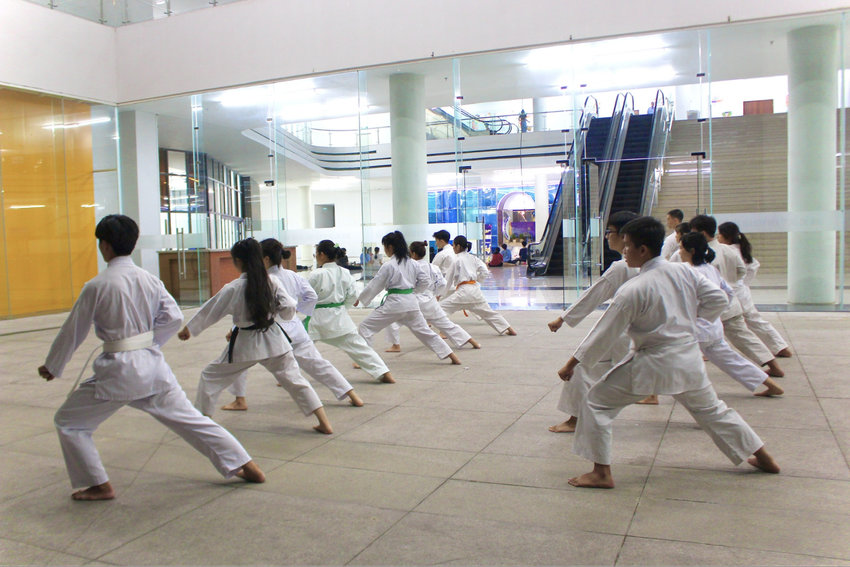 Đai trắng là cấp độ khởi đầu của môn võ Karate 