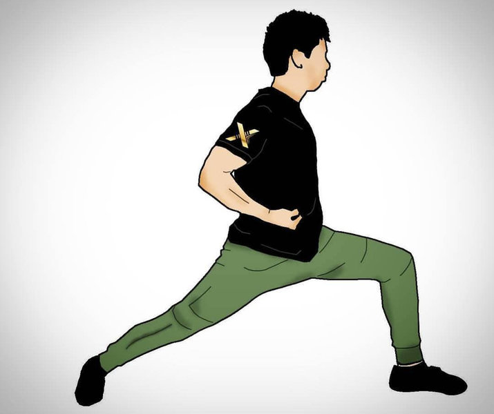 Thế tấn trước 
