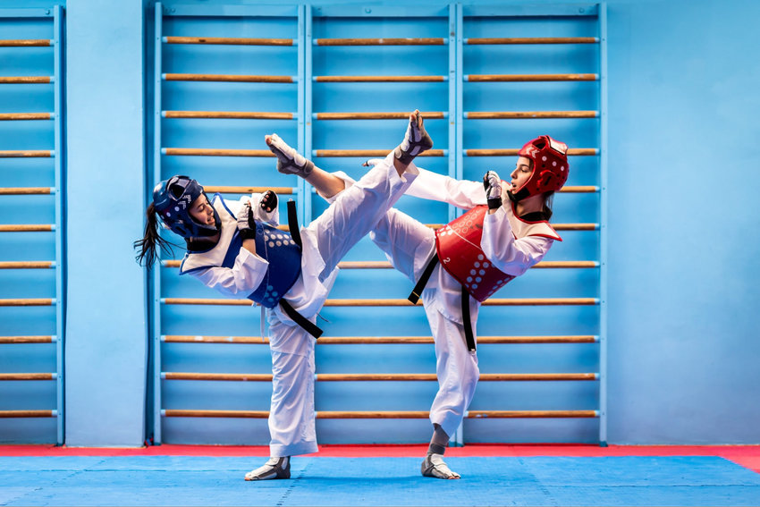 Học và thi lên đai Taekwondo đòi hỏi ý chí kiên trì của võ sinh