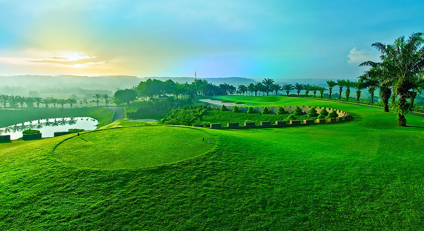 Không gian sân golf Long Thành thoáng đãng với đa dạng tiện ích cao cấp