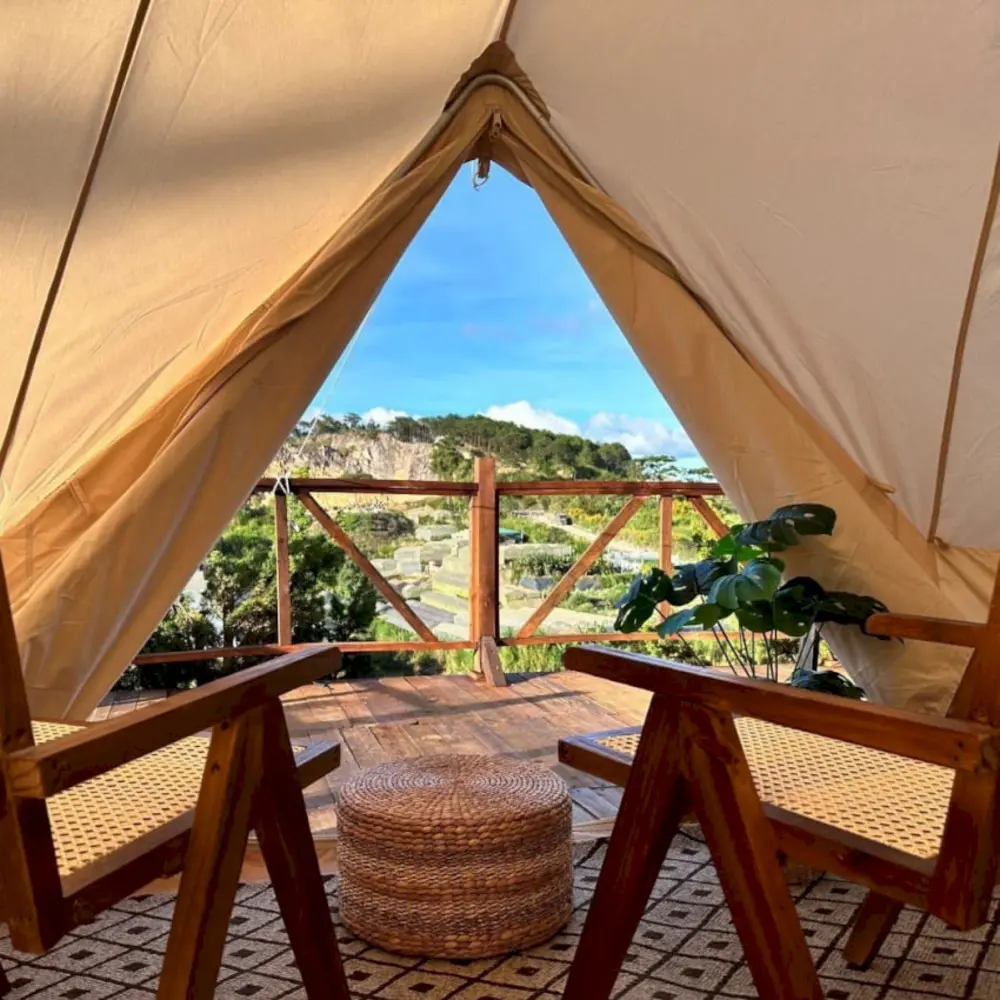 Một góc lều tại The Campers