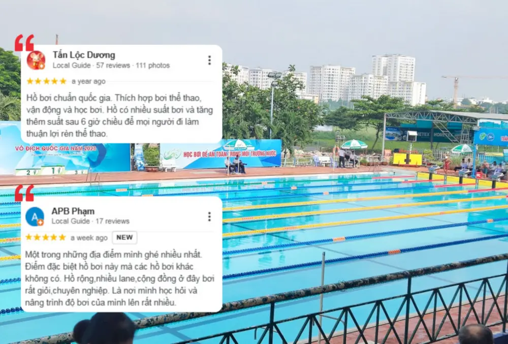 Nếu bạn muốn nâng cao khả năng bơi lội, Hồ bơi Phú Thọ là một trong những điểm đến để học hỏi