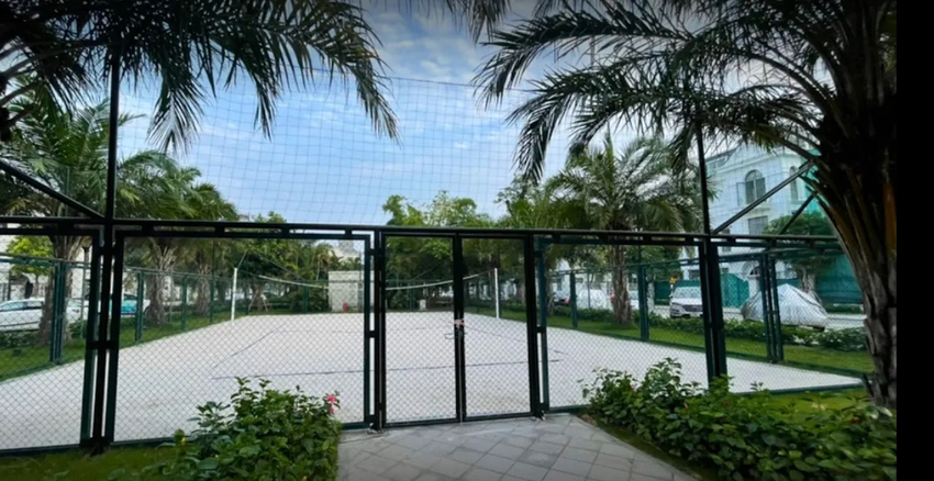 Không gian đẳng cấp của sân bóng chuyền Vinhomes Riverside Long Biên