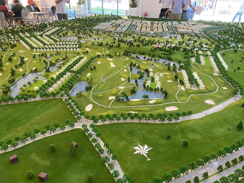 Sân golf Long Thành với diện tích rộng lớn, quy hoạch bài bản và tầm nhìn tuyệt đẹp