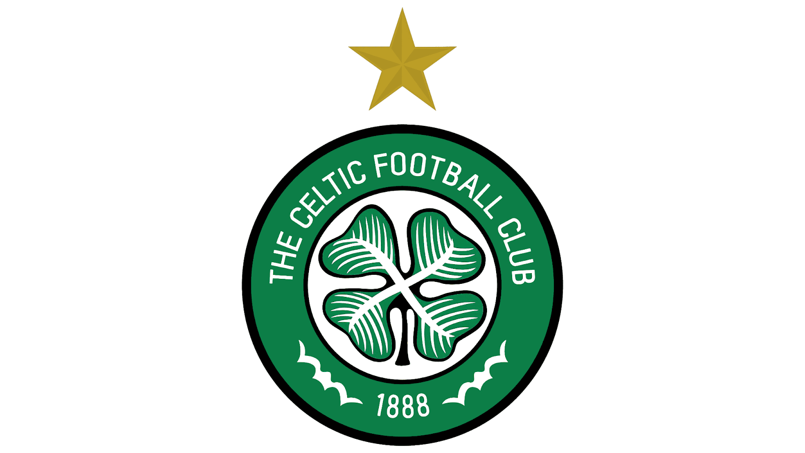 Logo CLB bóng đá Celtic với cỏ bốn lá may mắn