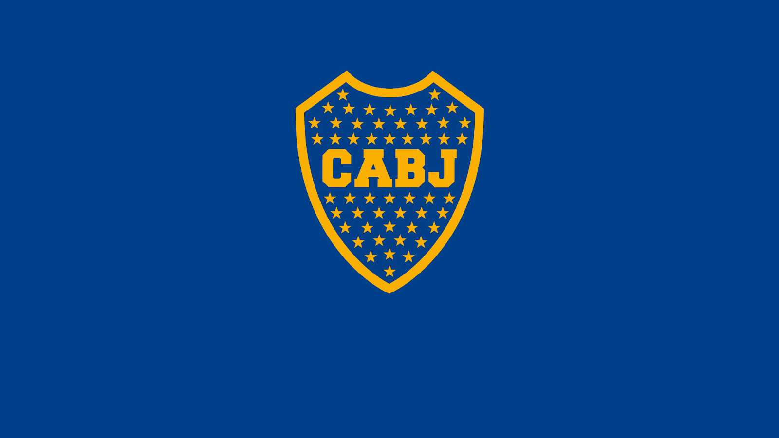 Logo biểu tượng CLB bóng đá Boca Juniors với chiếc khiên xanh vàng