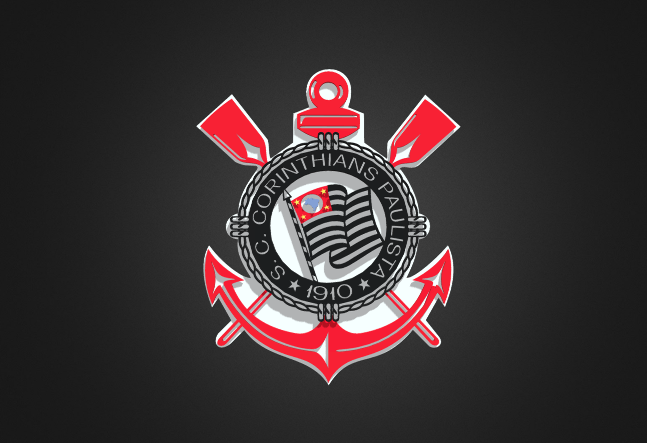 Logo biểu tượng CLB bóng đá Corinthians với mỏ neo và mái chèo