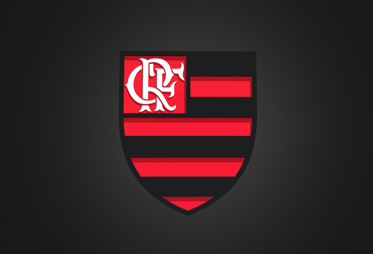 Logo biểu tượng CLB bóng đá Flamengo với chữ CRF lồng ghép