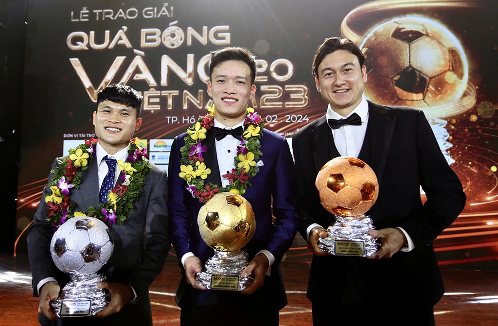Giải thưởng Quả bóng vàng Việt Nam tôn vinh tài năng bóng đá, truyền cảm hứng cho thế hệ kế cận