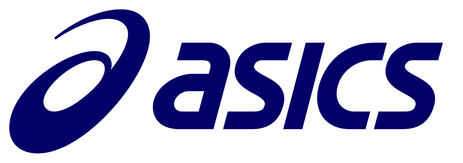 ASICS với logo xoắn cách điệu đại diện tinh thần minh mẫn