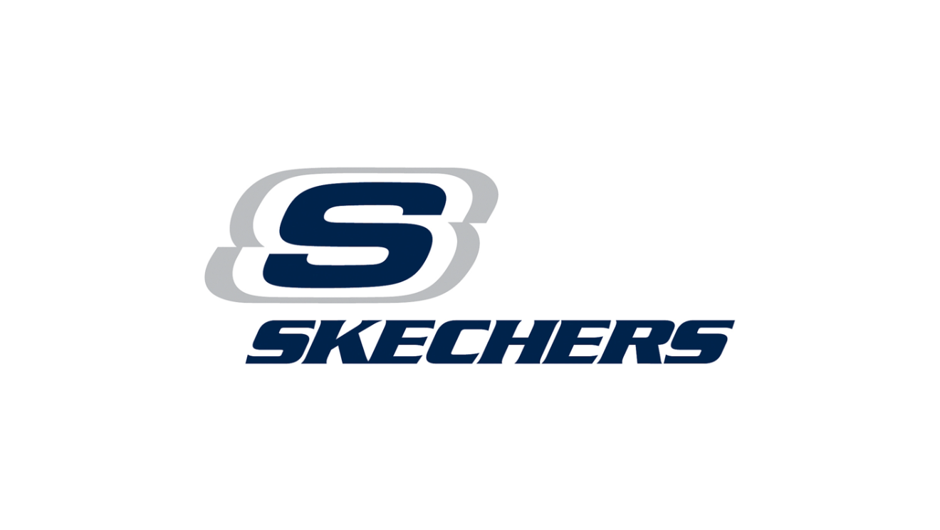 Skechers với logo chữ S chuyển động thể hiện sự năng động