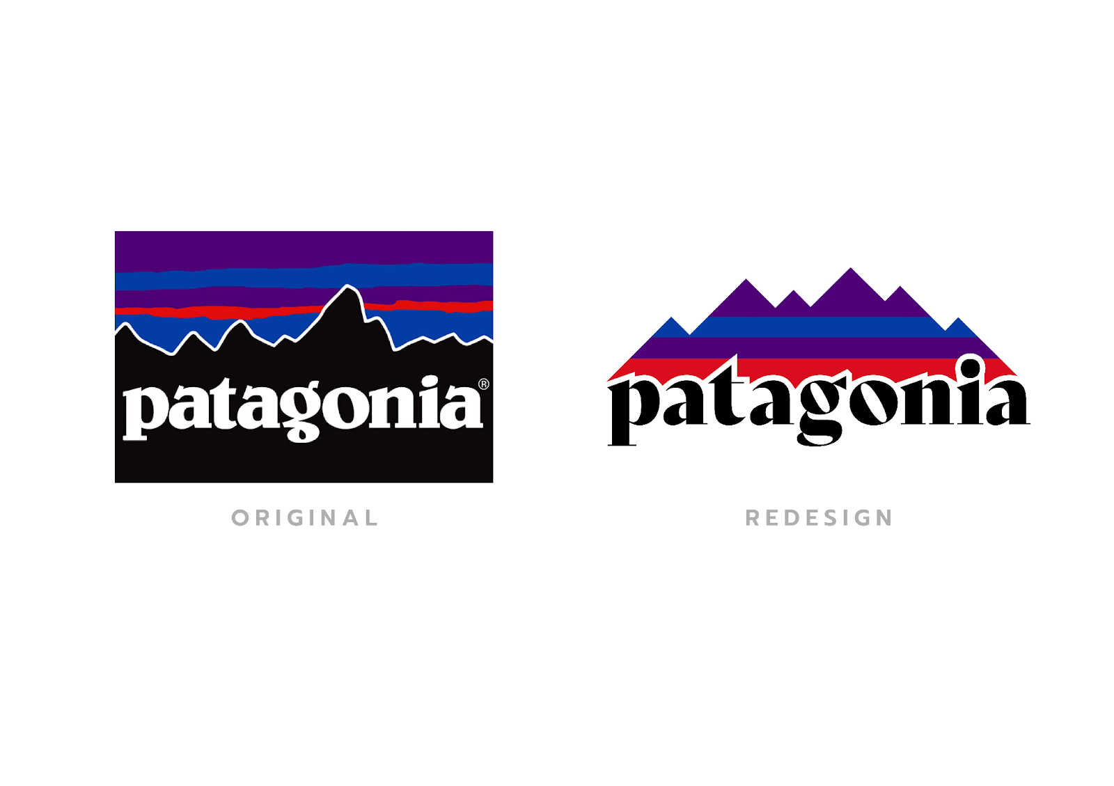 Patagonia với logo rặng núi Fitz Roy tinh thần bảo vệ môi trường