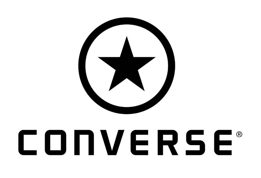 Logo giày thể thao Converse truyền thống với ngôi sao