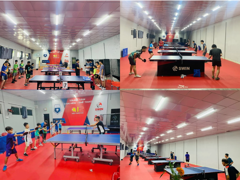 Bàn bóng bàn chất lượng cao tại CLB Ý Ping Pong Quận 12