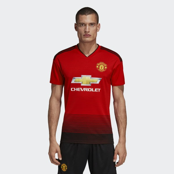 Áo đấu sân nhà của CLB MU cho mùa giải 2018 - 2019