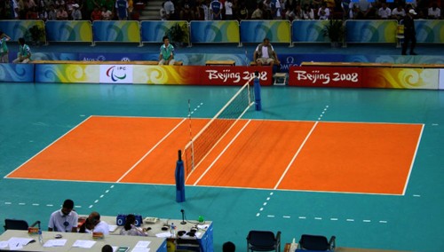 Sơ đồ kích thước sân bóng chuyền nam tiêu chuẩn FIVB