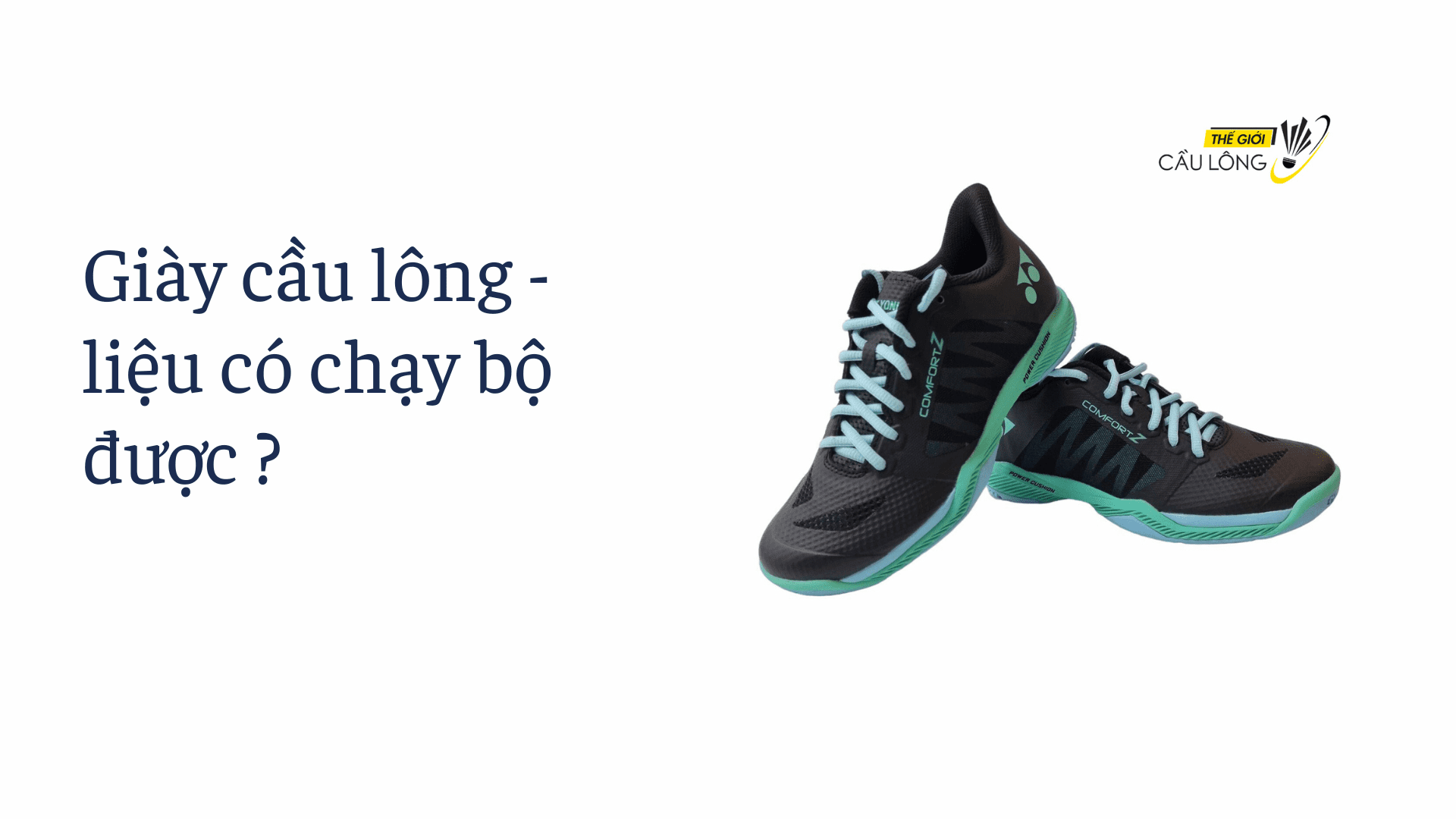 Hình ảnh minh họa về sự khác biệt giữa đặc tính giày cầu lông và giày chạy bộ
