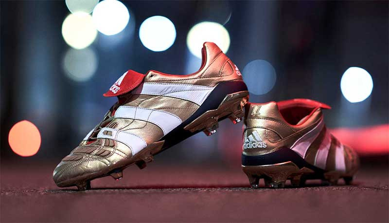 Adidas Predator Accelerator 25Y Zidane màu vàng Gold, tri ân Quả bóng vàng 1998, một biểu tượng của những đôi giày đá bóng đẹp nhất thế giới