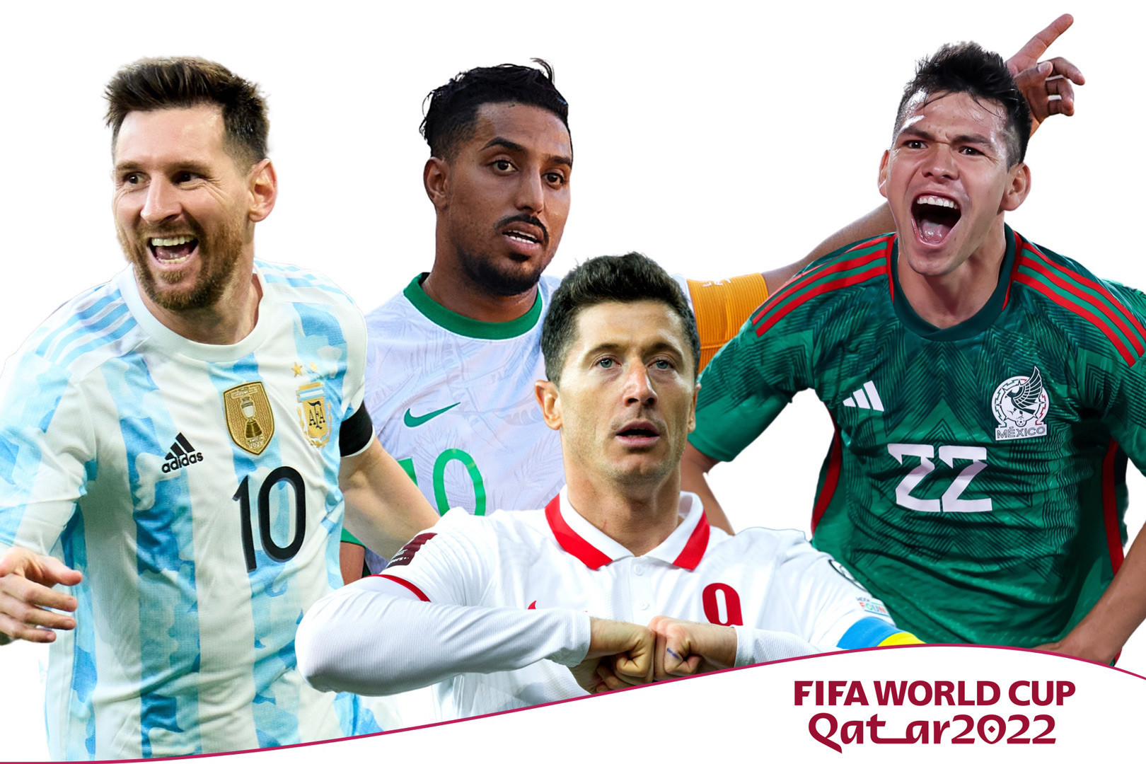 Alt text: Hình ảnh Lionel Messi và Robert Lewandowski, hai ngôi sao bóng đá hàng đầu thế giới, trong bối cảnh World Cup 2022 bảng C, đại diện cho những cuộc đối đầu kinh điển