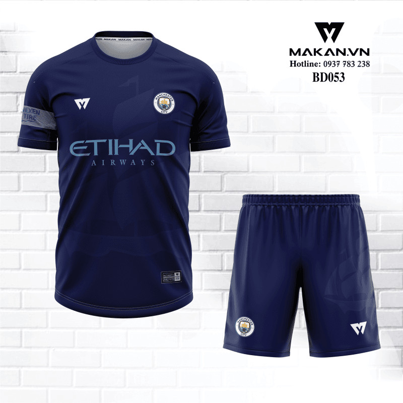 Áo bóng đá Hải Dương cao cấp, mẫu Man City độc đáo tại MAKAN