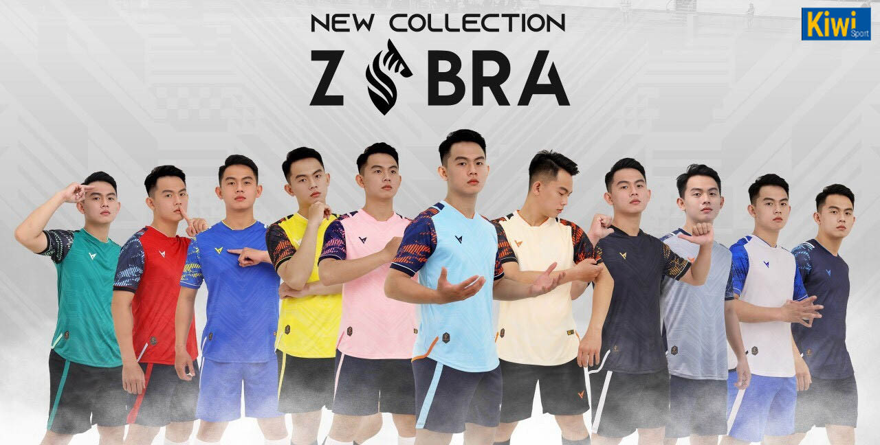 Áo Bóng Đá Không Logo Zebra Full 11 Màu Đa Dạng