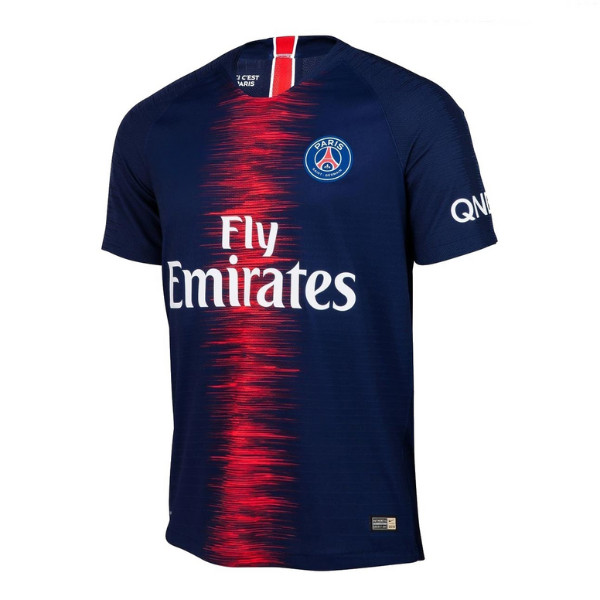 Áo bóng đá Paris Saint Germain sân nhà 2018-2019 với họa tiết zigzag độc đáo.