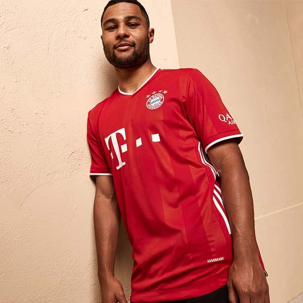 Áo đá bóng Bayern Munich sân nhà 2020-2021 với sắc đỏ quen thuộc và công nghệ Regista 20
