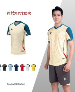 Áo đá bóng Just Play Phantor màu kem thanh lịch, phong cách tối giản.