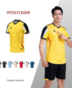 Áo đá bóng Just Play Phantor màu vàng rực rỡ, năng động, chất lượng cao.