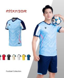 Áo đá bóng Just Play Phantor màu xanh biển mát mẻ, mang đến cảm giác thoải mái.