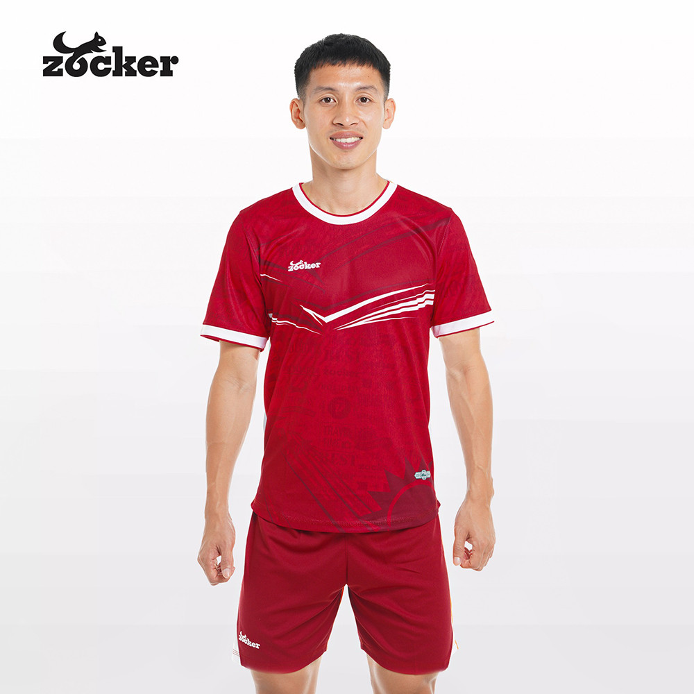 Áo đá bóng Zocker Winner Energy màu Đỏ
