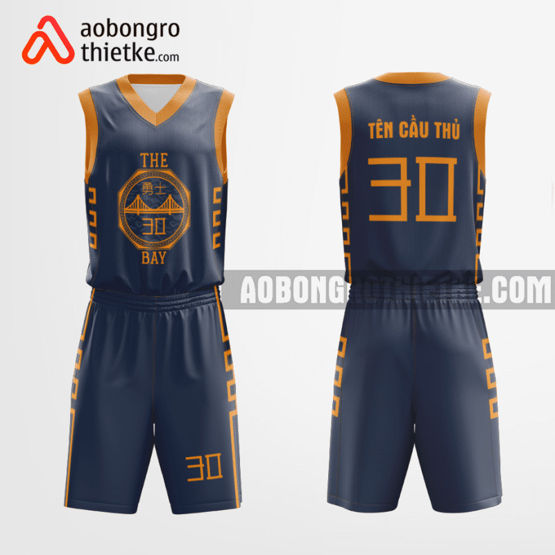 Áo đấu Golden State Warriors màu xám hiện đại, thể hiện phong cách độc đáo của đội bóng rổ Golden State Warriors