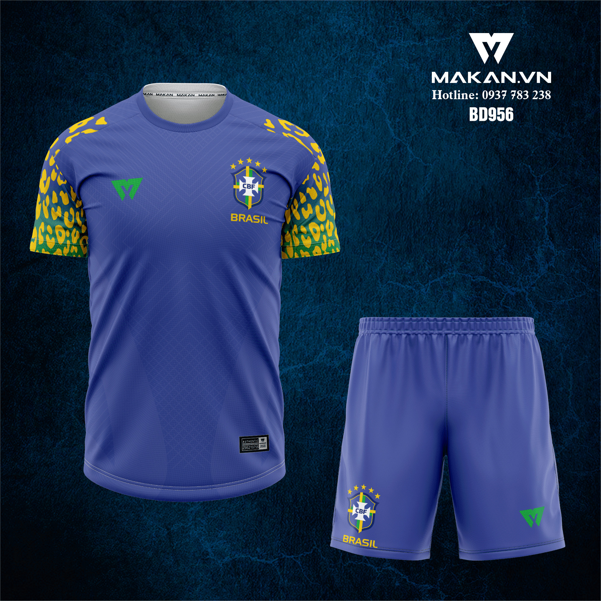 Áo Đội Tuyển Brasil BD956