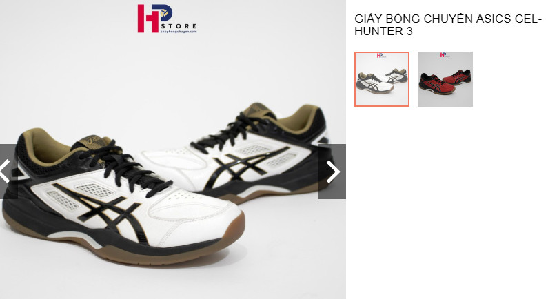 Asics Gel Hunters 3, mẫu giày bóng chuyền nam bền bỉ