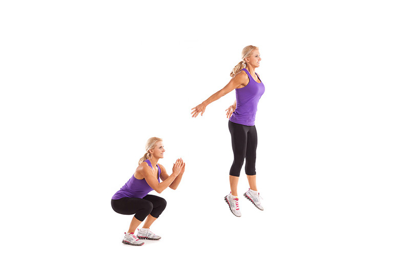 Hướng dẫn thực hiện bài tập Jump Squat tăng cường bật cao bóng chuyền