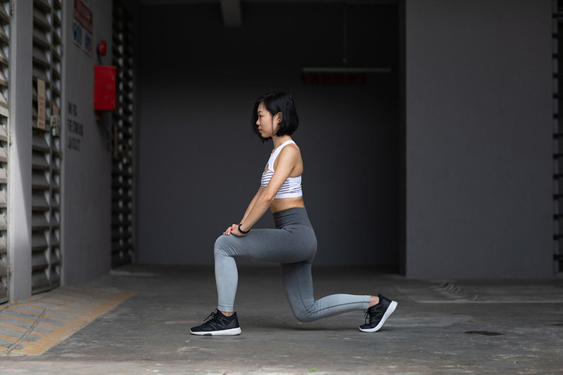 Kỹ thuật Lunge cơ bản hỗ trợ các bài tập bật cao bóng chuyền
