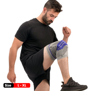 Băng gối đá bóng GoodFit GF513K với công nghệ giảm xóc, là lựa chọn bó gối bóng đá loại tốt